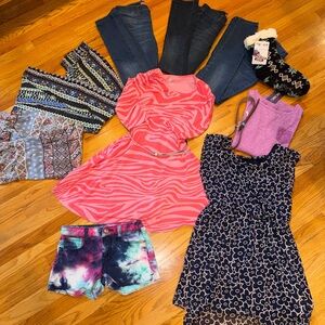 Girls Clothing Mixed Lot. Size 12 - 16. Pants; Dresses; Tops. Accessories